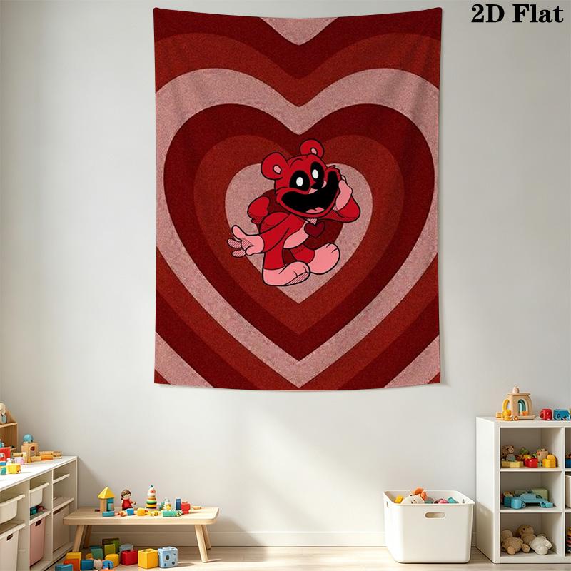 Poppy Playtime Pattern Home Decor Tapestry, Wall Hanging, Decorative RV Wall Cloth.MGT0918349