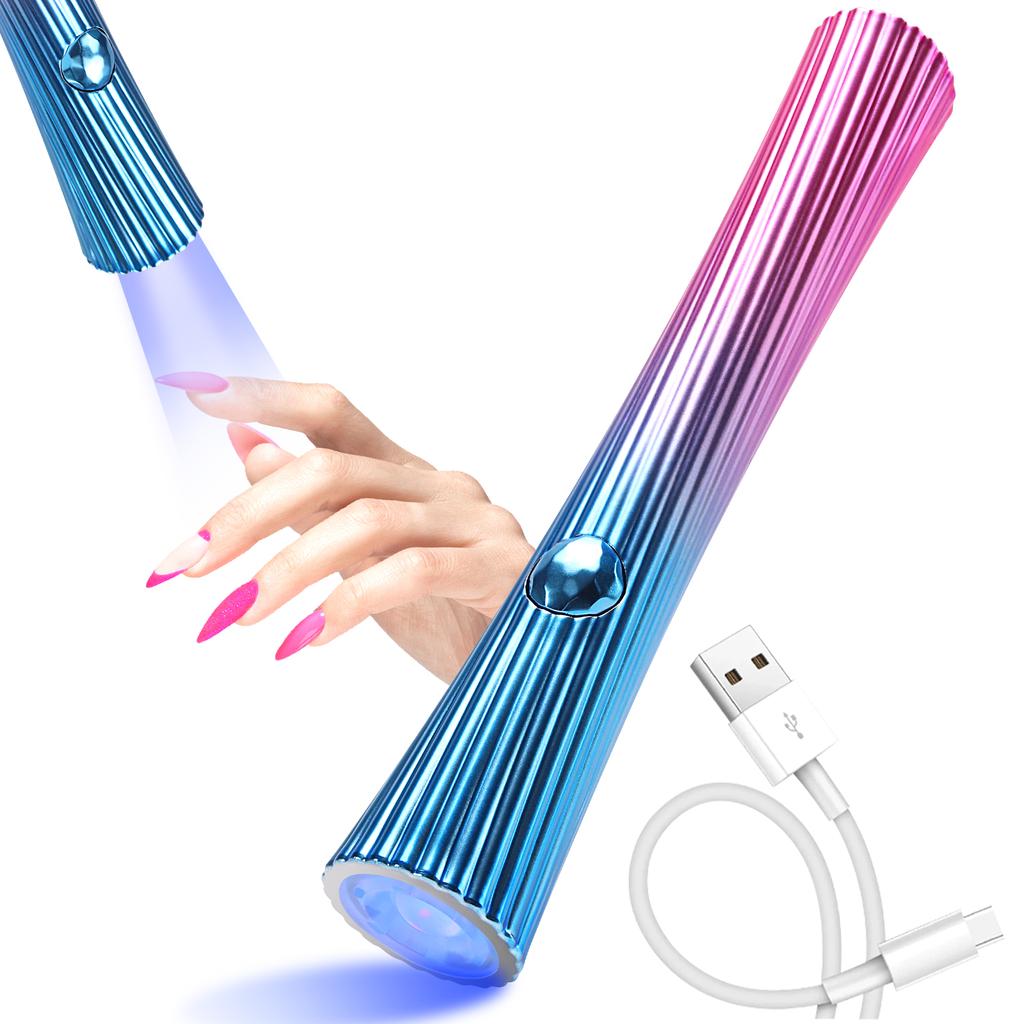 Mini UV Nail Lamp Dryer Machine Portable USB Rechargeable LED Nail Quick Drying Light Handheld Manicure Lamp For Gel Varnish