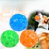 Игрушка для питомцев, издающая звуки, Раскрашенный футбольный мяч, Жевательная, Для прорезывания зубов, Вогнутый, Круглый мяч, Игрушка для собак