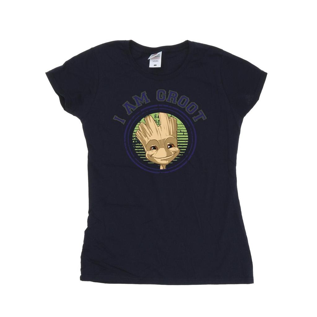 Guardians Of The Galaxy Womens/Ladies Groot Varsity Cotton T-Shirt