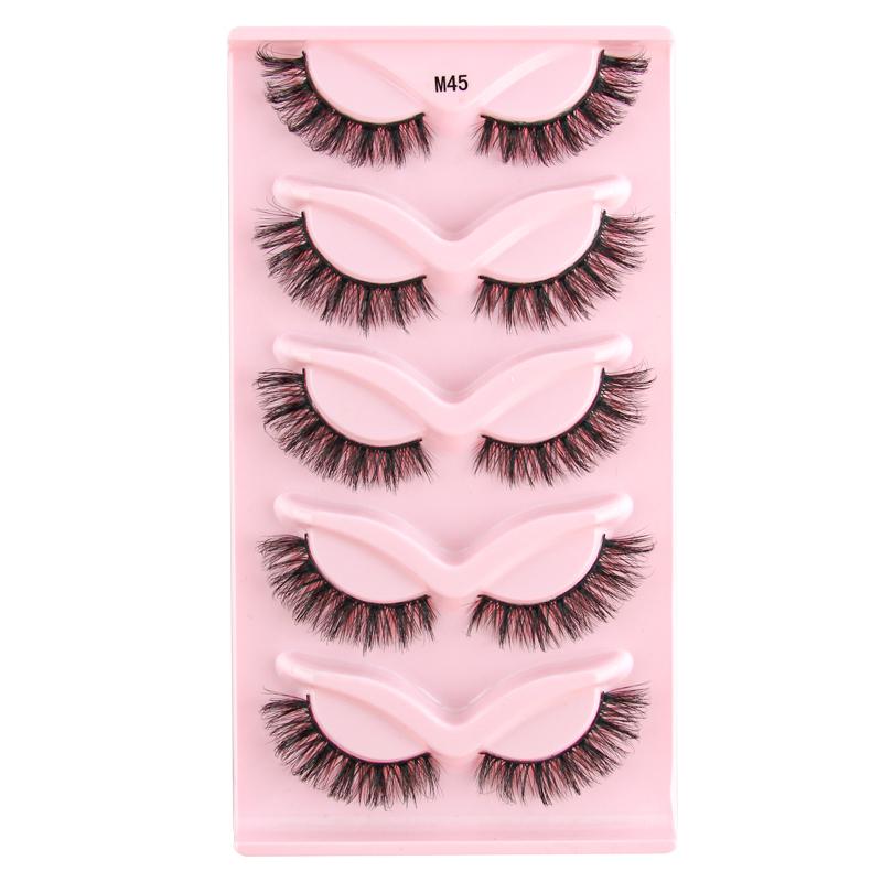 Ресницы кошачий глаз Пушистые норковые ресницы Многоразовые густые искусственные ресницы Натуральные ресницы Наращивание Макияж Макияж Многоразовые инструменты