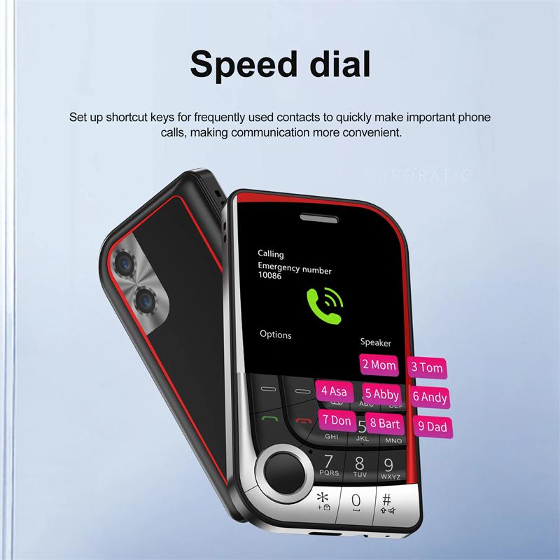 V10 Dual SIM Standby Мобильный телефон 2.01 дюймовый экран Magic Voice Speed Dial Фонарик FM-радио MP4 Дешевые резервные сотовые телефоны