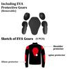 Men Woman Summer Style Breathable Motorcycle Jacket Night High Visible Motorbike Riding Coat with 5pcs Protective pads JK-21