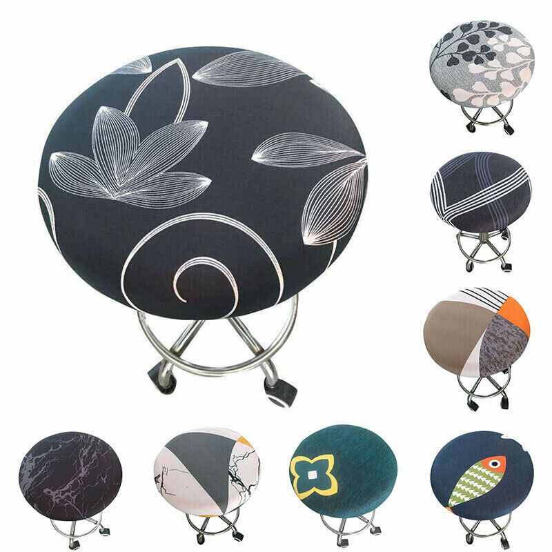 Cover Reuseable Covers Home Supplies Round Chair Bar Office Home Supplies Seat Reuseable Covers Stretch Stool