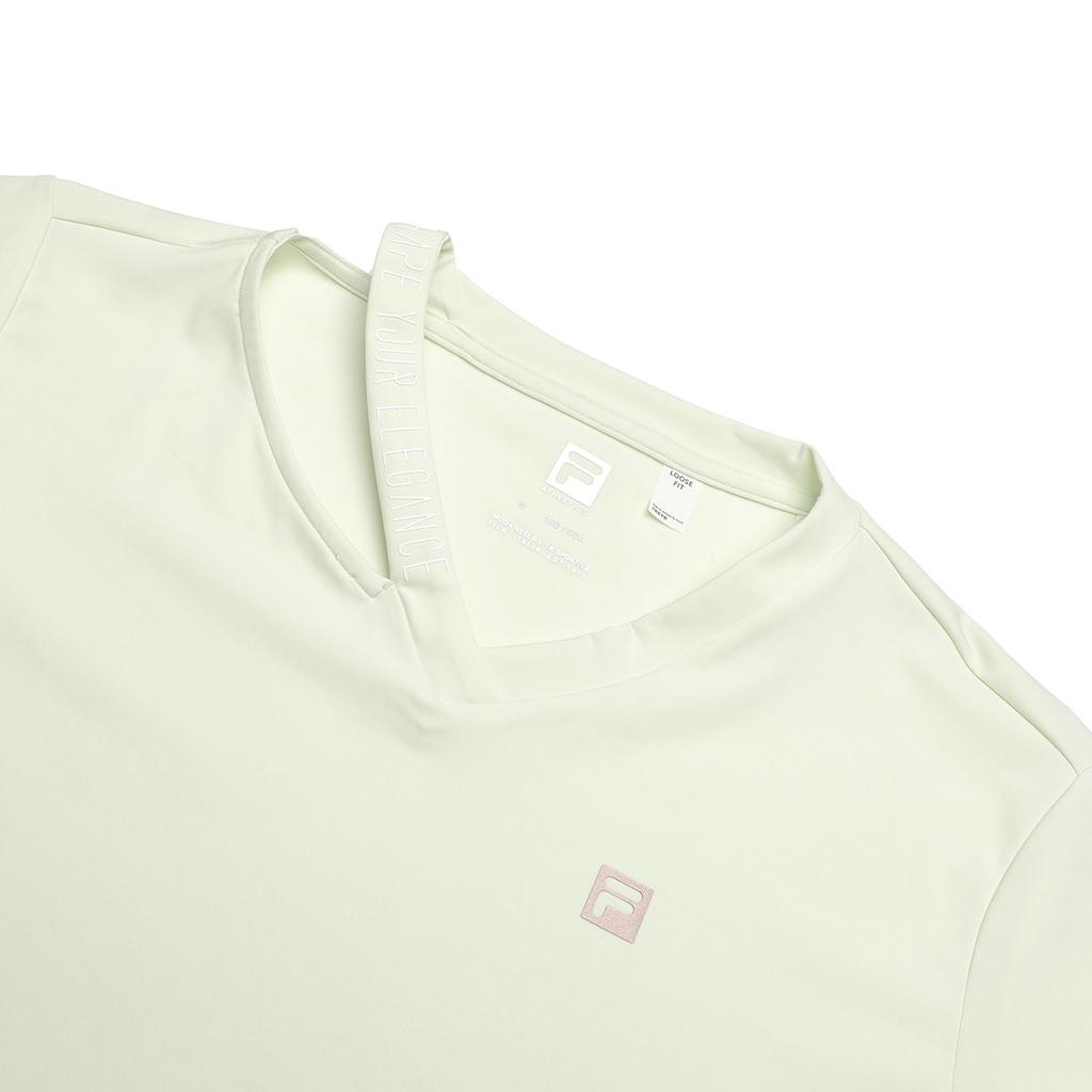 Fila 2023 Summer Loose Short Sleeve T-Shirt Women Tops Young-Sprout-Green A11W321123F-LG