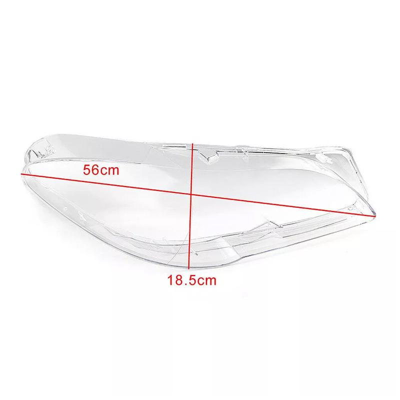 Artudatech 2PCS Front Headlight Lens Cover LampShade L&R For BMW 5 F10 F11 F18 10-13 Car Accessories