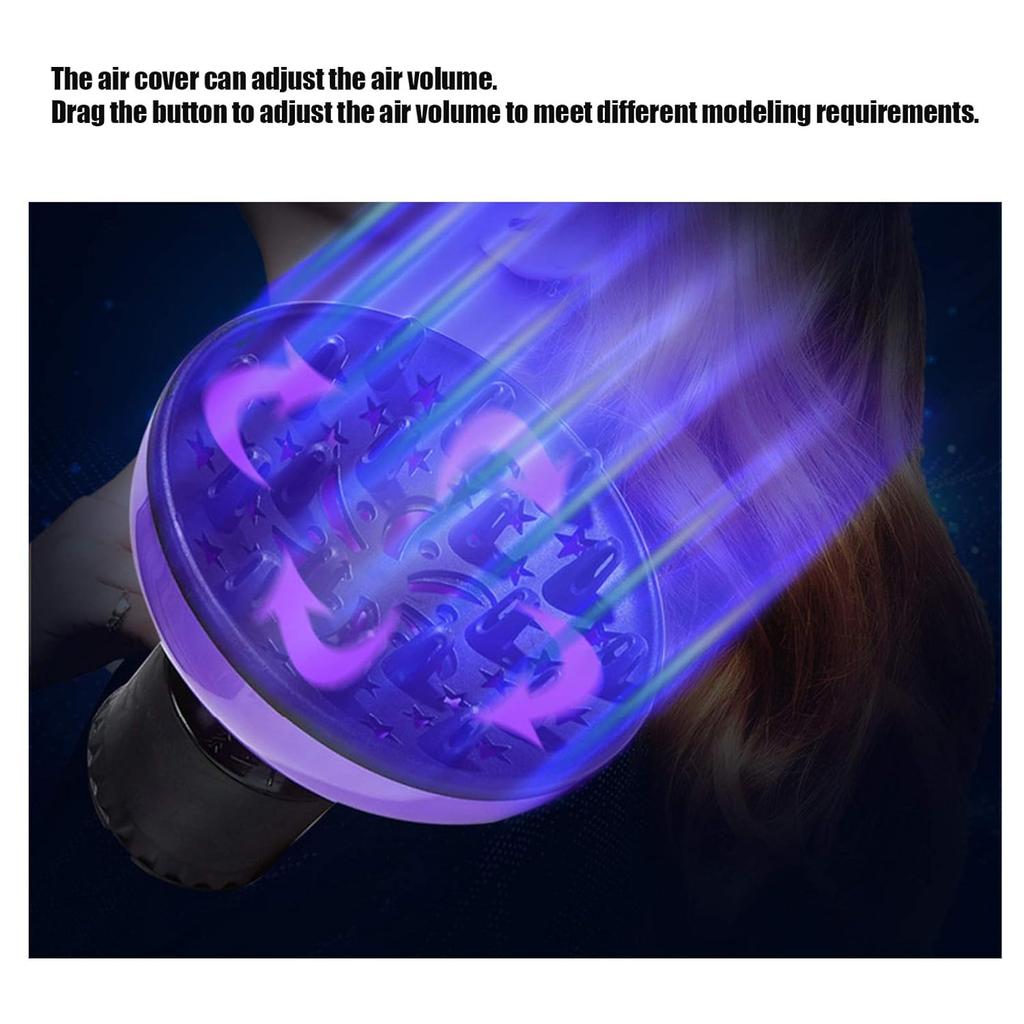 Универсальный диффузор для волос, Профессиональная насадка-диффузор для фена 2,75 дюйма и для придания объема, Насадка-диффузор для фена,