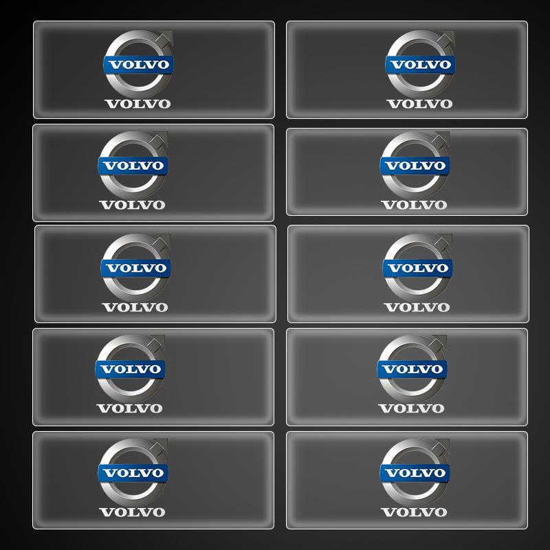 ptwrl4 Car logo Sticker Central control Decals For Volvo T6 S40 S60 S90 XC40 XC60 XC90 V40 V50 V60 V90 T6 AWD C30 C70 S80 V70 XC70