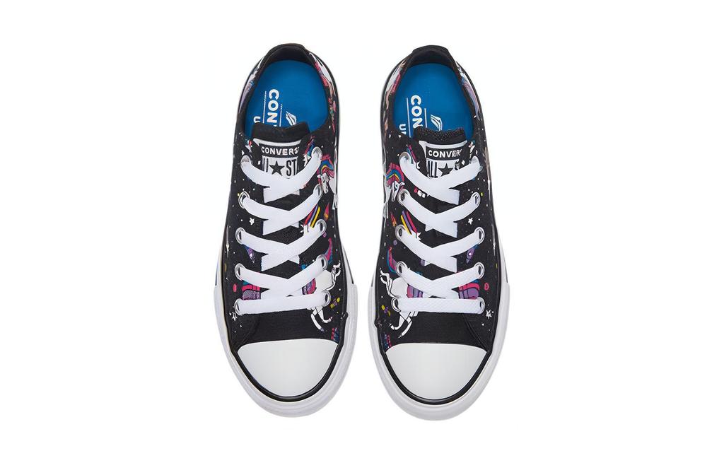Converse Chuck Taylor All Star Abrasion Resistant Breathable Low top Canvas Shoes Black 665474C