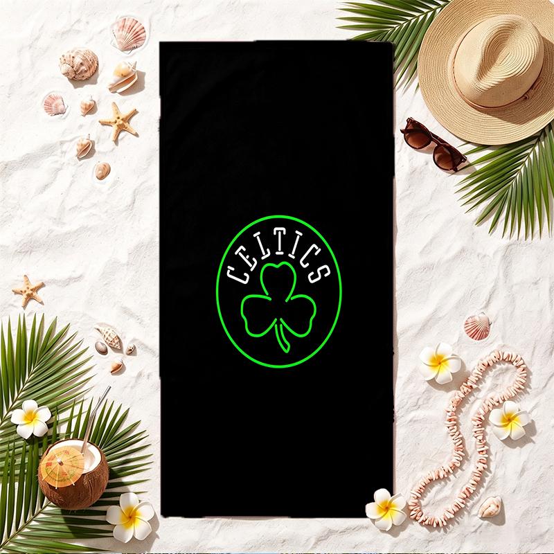 Celtic Football Club Soft Beach Towel Stylish Beach Pool Towel for Summer Seaside Vacation Travel