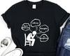 OVERTHINKING Shirt, Mental Health Anxiety Unisex T-Shirt. Funny Graphic Tee For Anxious & Meditation, Gift For Friend, Dangerous Thoughts