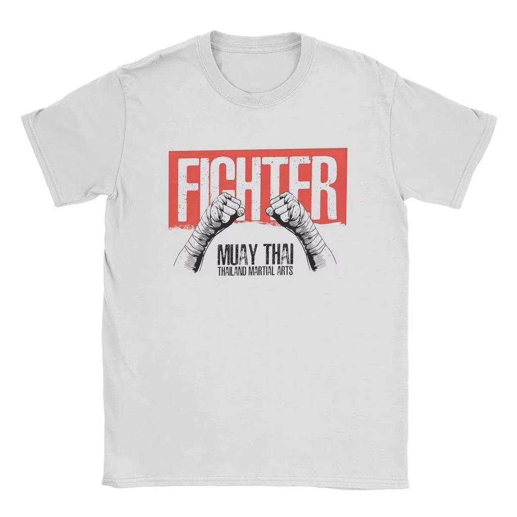 Мужские футболки Muay Thai Sak Yant Tiger Unique 100% Хлопковая футболка с коротким рукавом Боксерские футболки с круглым вырезом Одежда Лето