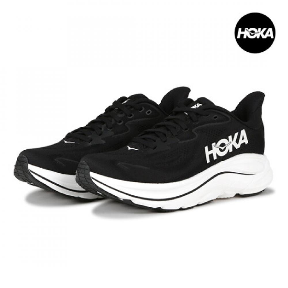 Hokaoneone Men S Running ShoeS Black White Clifton 10 1162030 Bwht