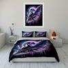 Wolf-Moon Feather Decor Set Multiple sizes kid's and adults' bedroom Exquisite 3PC bedding set, gift
