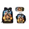 Harry Potter Hogwarts Backpack Trio - Printed School Bag Lunch Bag Pencil Case, Large Capacity Multi-Functional Student Gift