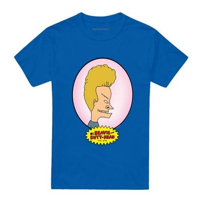 Унисекс Взрослая Футболка с Портретом Beavis & Butthead