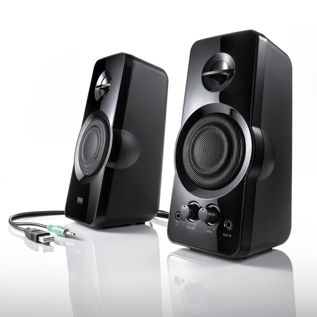 Sanwa поставляет высокомощный USB-динамик MM-SPL19UBK