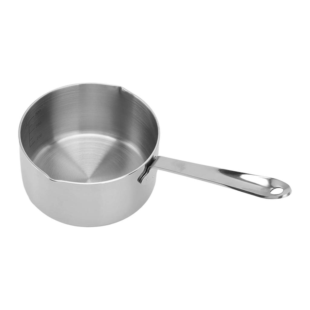 Подогреватель масла из нержавеющей стали, плоский молочный горшок с двойным отверстием для подвешивания