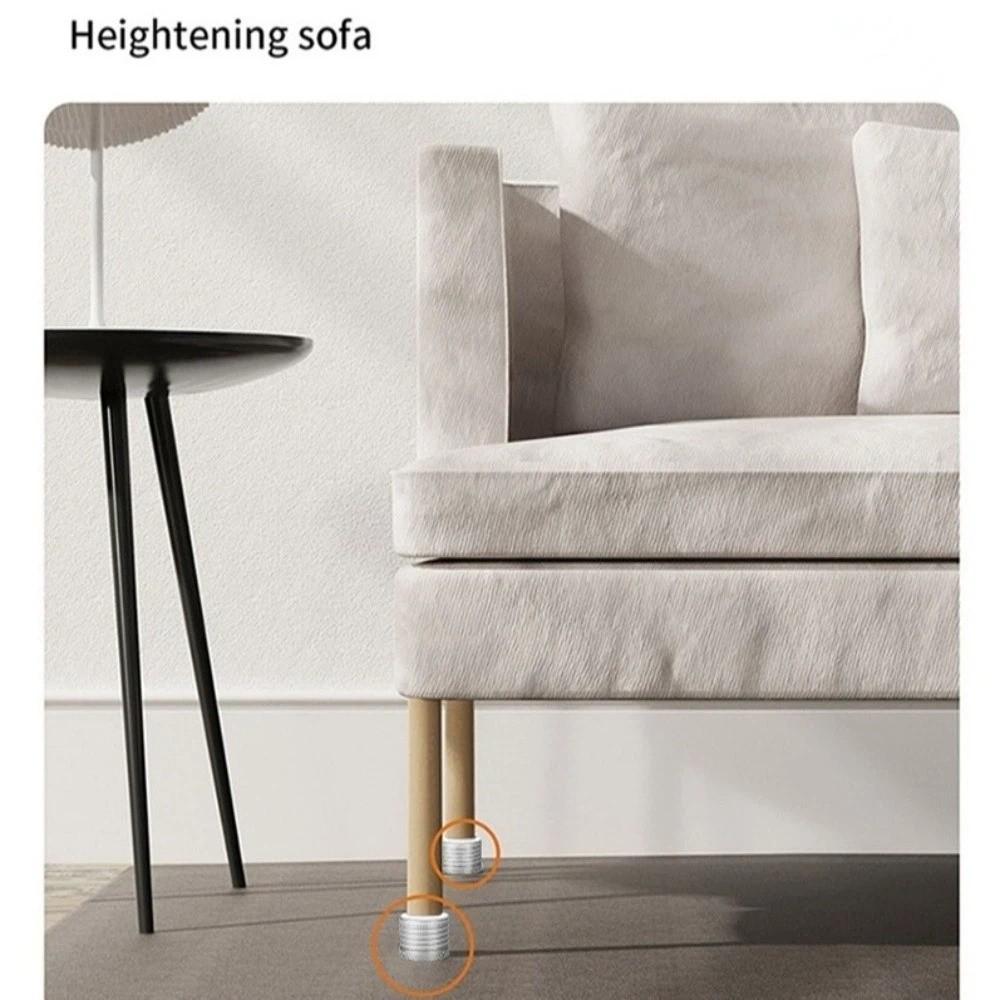 Adjustable Height Bed Table Legs Raised Base Non-Slip Adjustable Feet Table