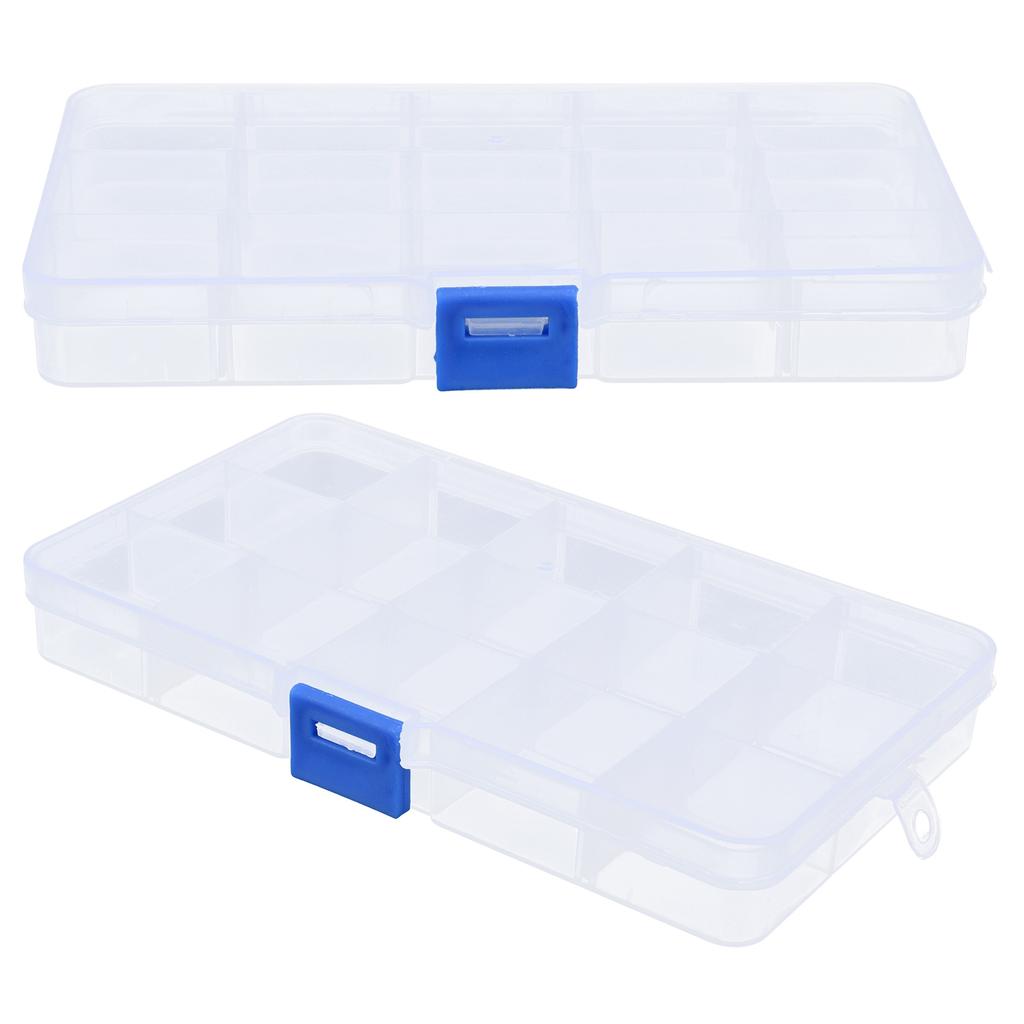 Organizer Box Plastic Material Jewelry Storage Box for Beads Earrings Necklaces Fish Hooks Small