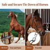 Кольцо для привязи лошади с рым-болтами и карабинами Седло для лошадей для предотвращения рывков