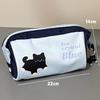 Canvas Pencil Case Large Capacity Pen Box Cartoon Stationery Bag  Gift