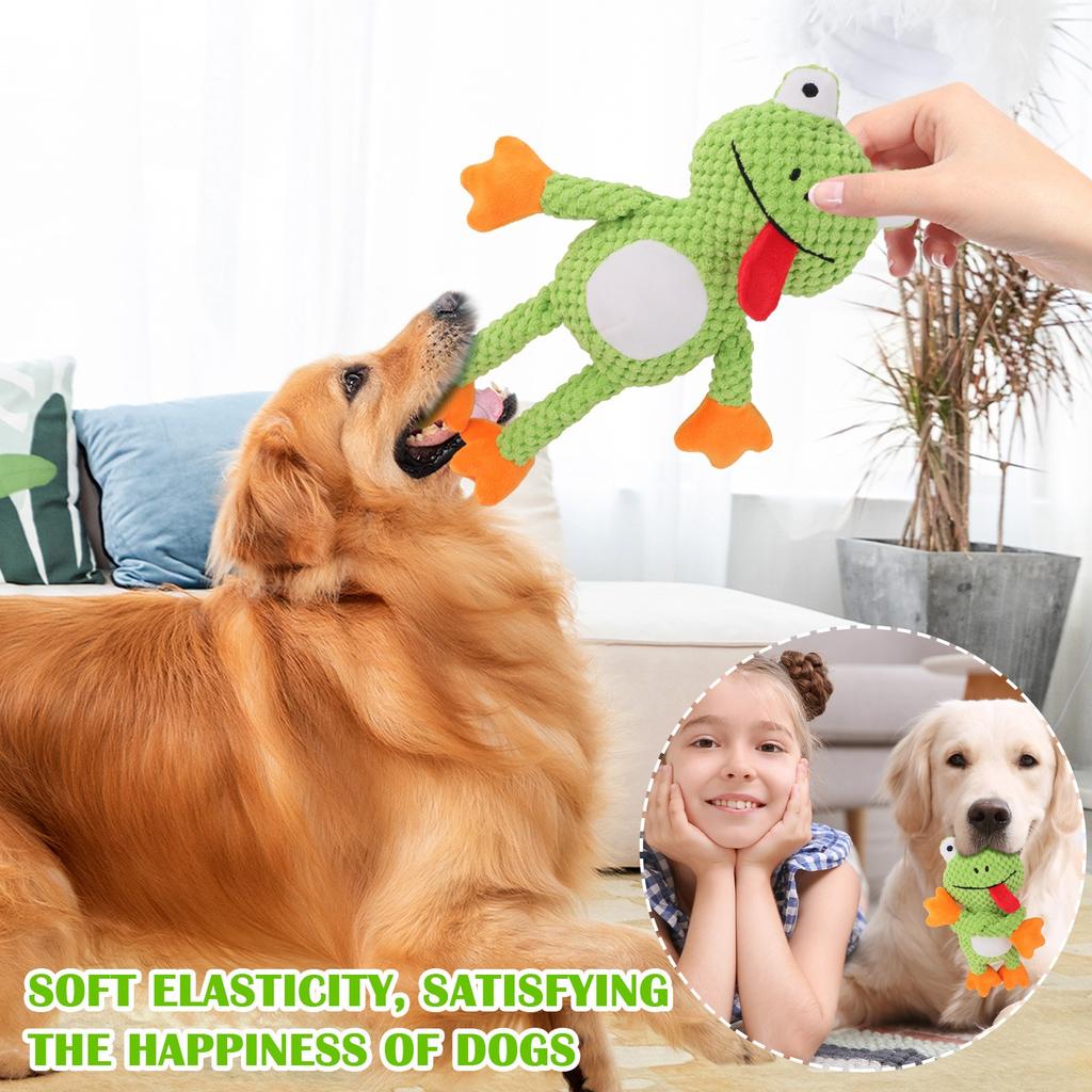 Teeth Grinding, Biting And Boring, Pull-out Interactive Plush Pet Toy, Sound-making Dog Toy