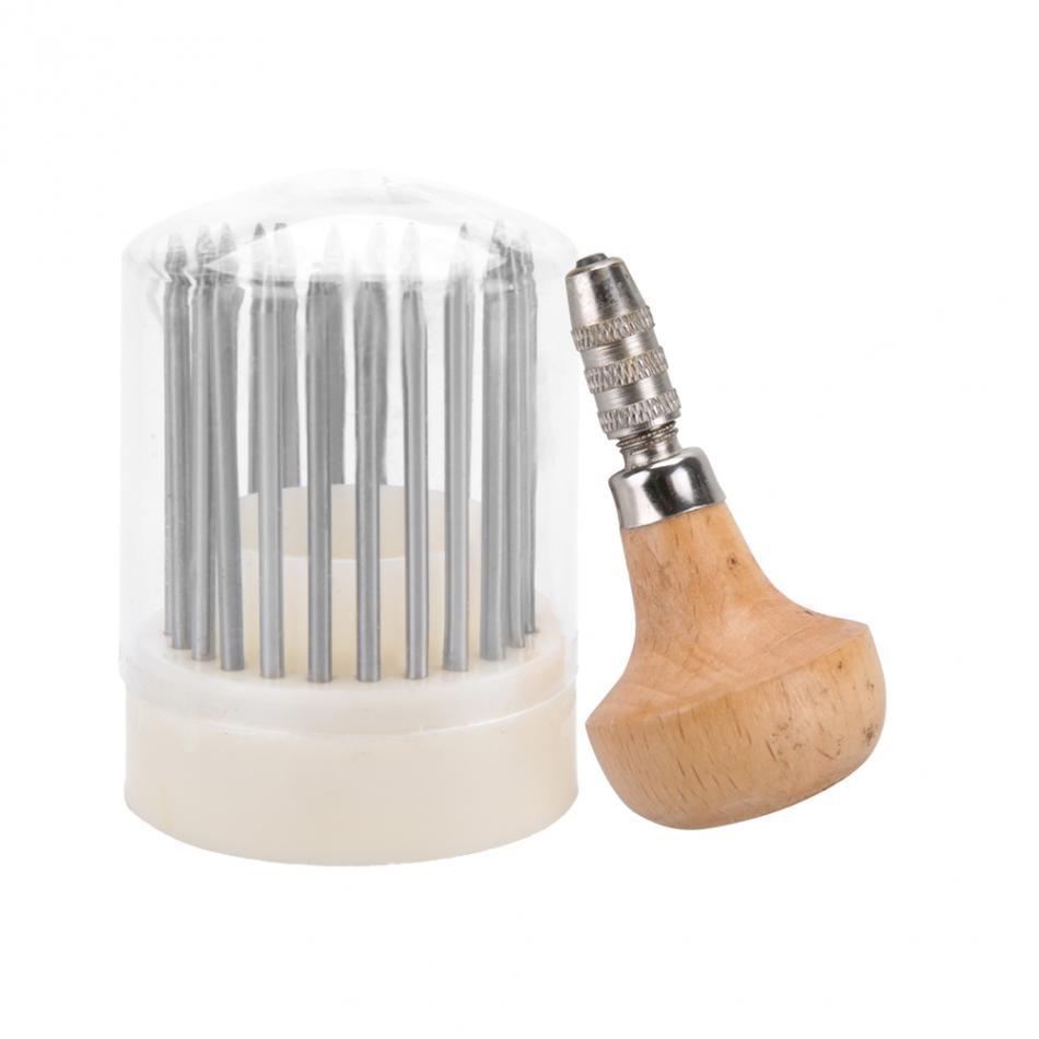 23 шт., наборы инструментов из бисера, гравер с деревянной ручкой для алмазного камня, гравер, ювелирный инструмент для ювелирных изделий