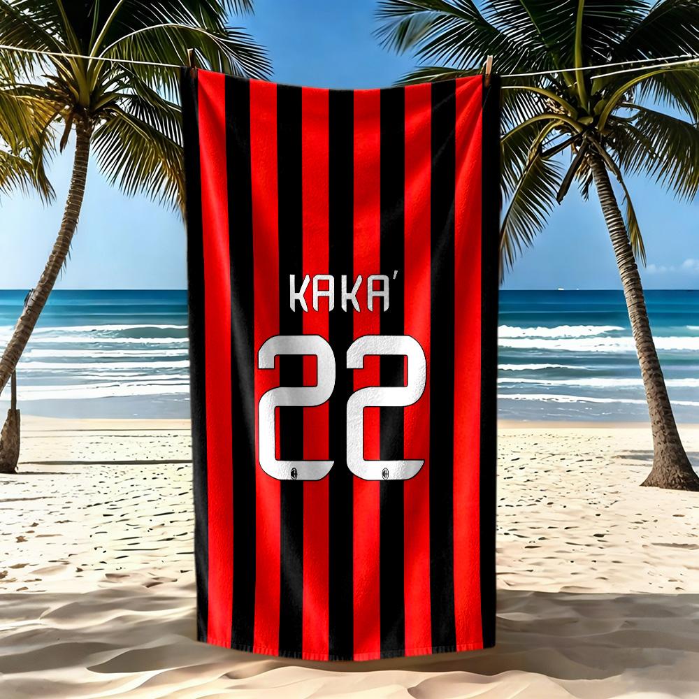 Ac Milan Beach Towel Soft Durable Quickdry Comfortable Lightweight