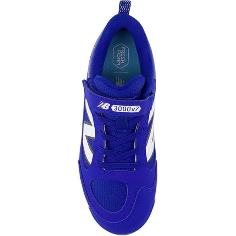 New Balance Амортизация Fresh Foam 3000v7, Износостойкие Низкие Детские Тренировочные Кроссовки Синие Детские Кроссовки JT3000B7