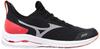 Mizuno Мужские кроссовки для бега Wave Rider NEO, черно-красные, размер 25,0 см, 2E