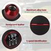 5 Speed Universal PU Leather Gear Shift Knob Manual Car Gear Stick Head Shift Replacement Knob Modified Shift Head
