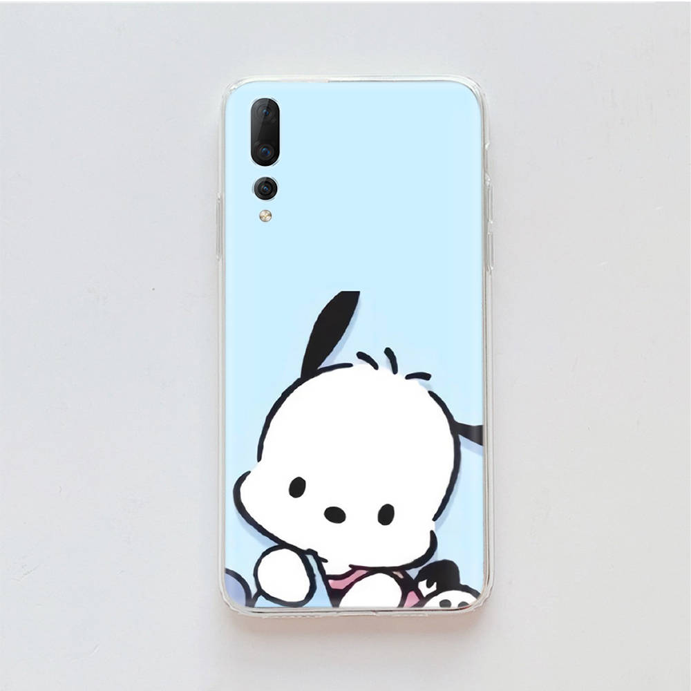 Прозрачный чехол для Samsung A04 A14 A23 M33 M53 Realme 10 9 C35 C55 VIVO X80 Infinix Hot 30 Note 11 Tecno Spark 8P Pro L-29 Cute Pochacco