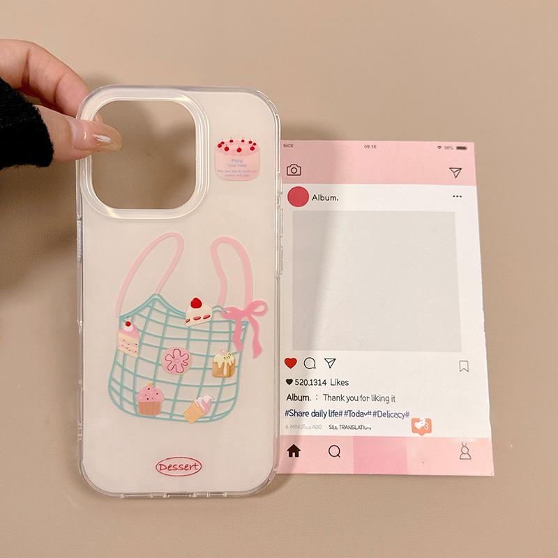 Чехол для телефона IMD для iPhone 11 13 16 Pro Max Чехол для iPhone 13 14 15 Pro Max 12 13 Pro Max 13 Pro 14 Pro Мультяшный милый цветок животное Ударопрочный износостойкий