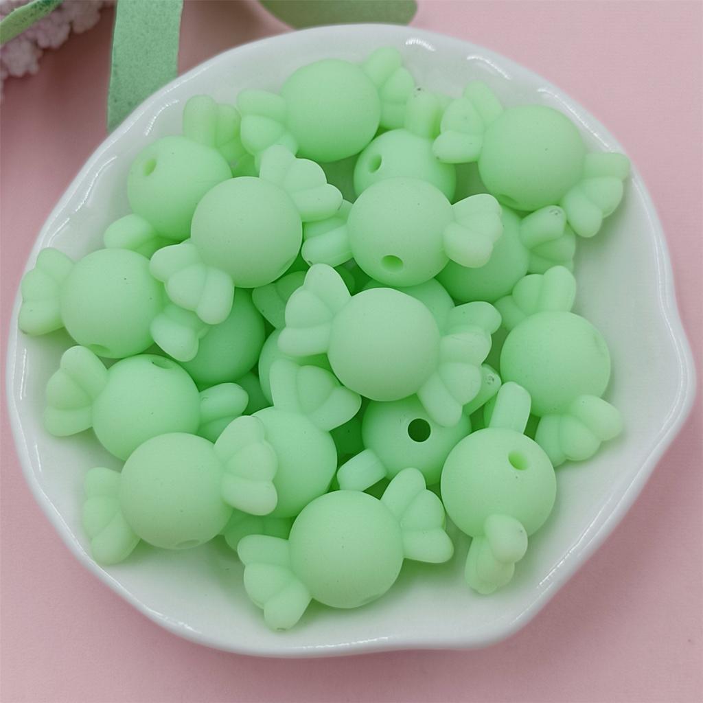 Новые браслеты для изготовления ювелирных изделий, конфетные бусины, 20 шт., свободные резиновые бусины, 21*11 мм, ожерелье, сделай сам