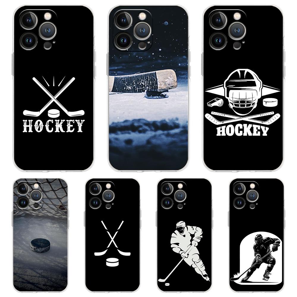Ice Hockey Rink Luxury Phone Case For IPhone 18 16 15 14 13 12 11 Pro Max XS X XR SE 7 8 Plus soft Silicone Clear Cover