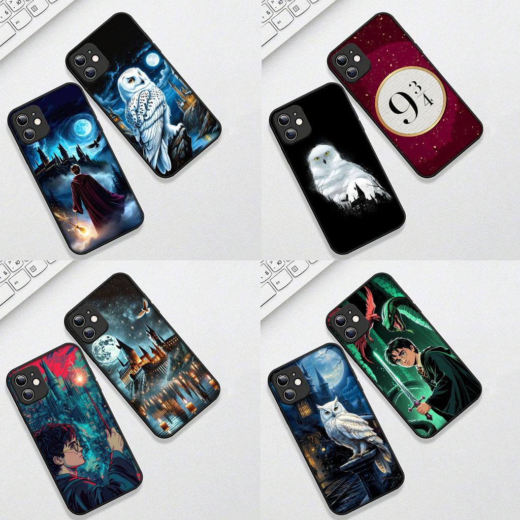 Poster Owl Harries Wand Potters Phone Cover for Apple iPhone 13 12 Mini XS 11 Pro Max 7 8 Plus + XR SE 2022 2020 SE3 Soft Case