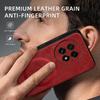For OnePlus 11 12  13 Fine Hole PU Cow Pattern Leather Magnetic Ring Soft Edge Anti-drop Anti-fingerprint Phone Case