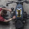 Универсальная 3D наклейка на бензобак мотоцикла, самоклеящаяся, сильная липкость, водонепроницаемая, съемная защита топливного бака