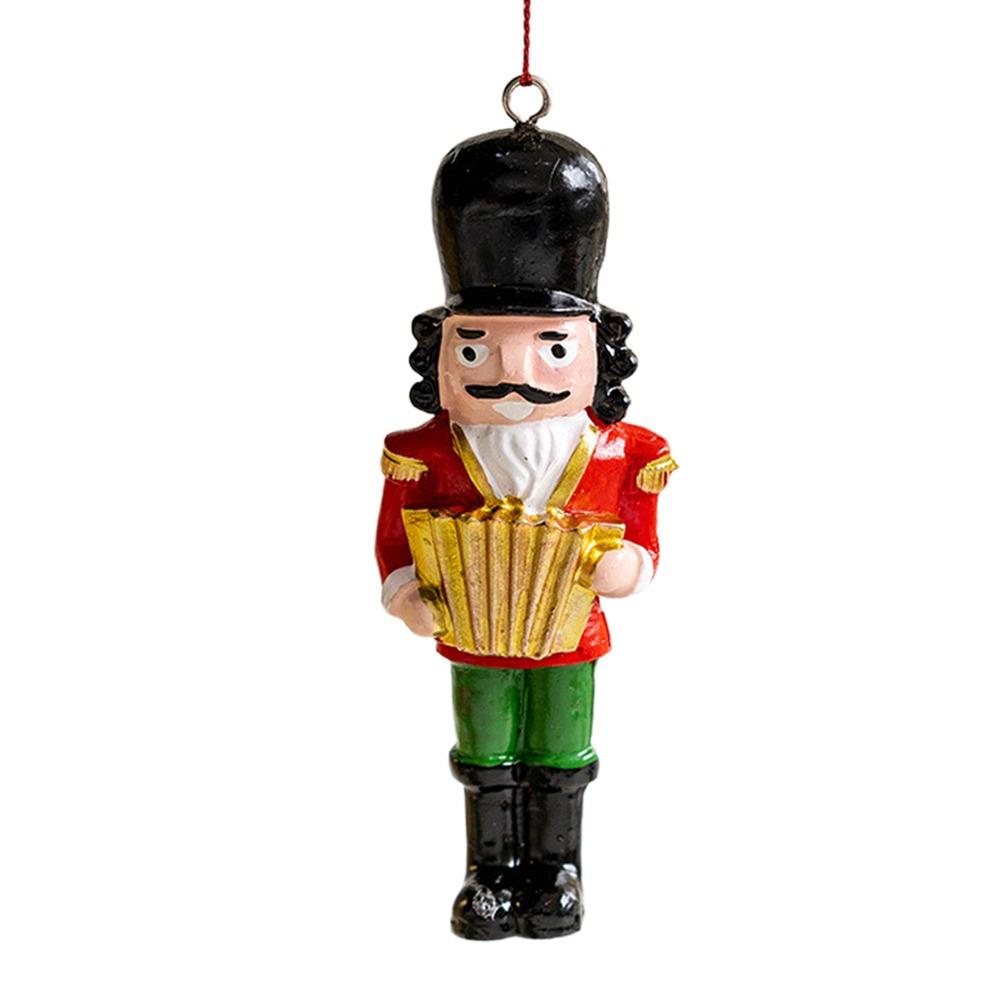 Креативные смоляные рождественские украшения Мультяшный солдат Товары для вечеринки Подвесные кулоны Игрушка Подарок Подвесные украшения Рождество