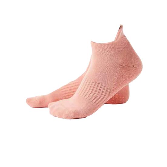 1 Pair Yoga Socks Elastic Sweat Absorption Moisture Removal Foot Wearing Cotton Back