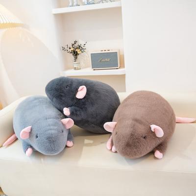 Большая крыса мягкие плюшевые игрушки симуляция мышь плюшевая кукла набитая морская свинка плюшевая подушка животное талисман питомцы смешной праздничный подарок