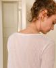 PIGMENT Lace Ribbed Square T-Shirt (Yzts2512120)