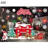 Puntos Home Christmas Decoration Wall Window Glass Xmas Stickers Decal Patch Decor