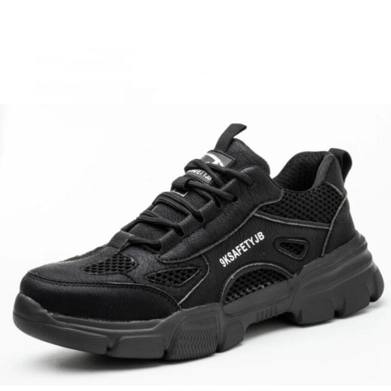 Модная рабочая обувь, дышащие ботинки со стальным носком, легкая защитная рабочая обувь, нескользящая, для мужчин и женщин, мужские рабочие кроссовки