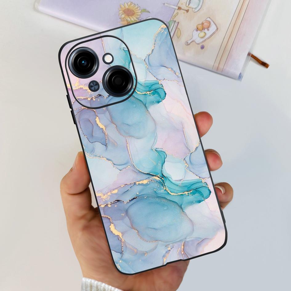 Для чехла телефона Tecno Spark Go 1 Чехол 2024 Популярный Цветок Мягкий Силикон Задняя Защитная Крышка Для Tecno Spark Go 2025 Pop 9 Чехол