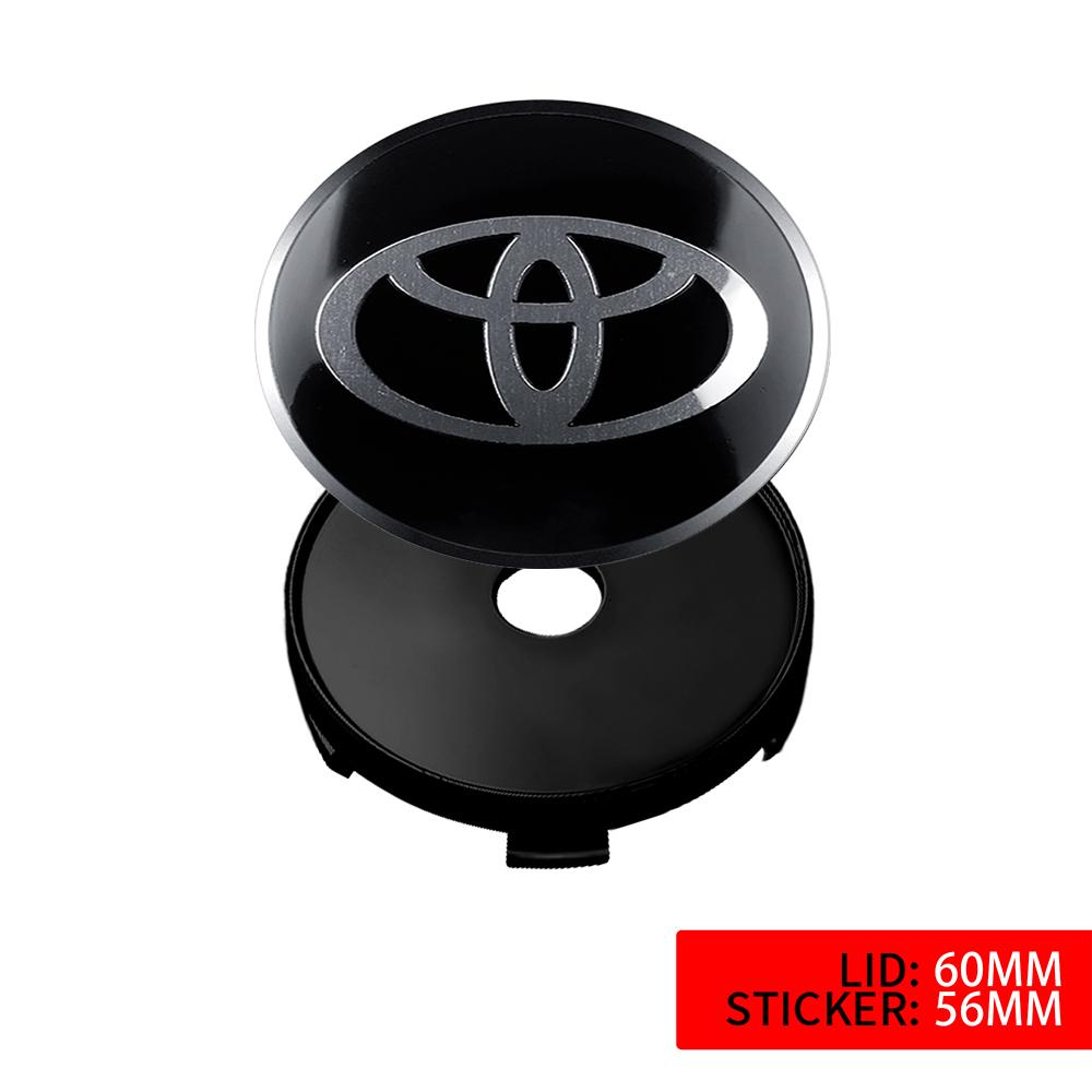 2026 Новые Для Toyota 4 шт. 56/60 мм Центральные колпачки ступицы колеса автомобиля Наклейки на крышку диска Для Toyota Avalon Mirai Avensis Prado Hilux VVT-I 4W