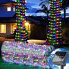 Solar String Lights Decorative Led Waterproof Outdoor with Solar Panel Multicolor for Garden Backyard Christmas Tree Party