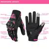 Summer Lady Pink Motorcycle Cycling Gloves Touchscreen Motocross Glove ATV MTB Mesh Breathable Motorbike Glove Wear-resistant