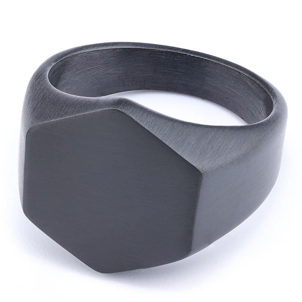 Скандинавское винтажное круглое квадратное неправильной формы гладкое кольцо не ржавеющее модное украшение для женщин